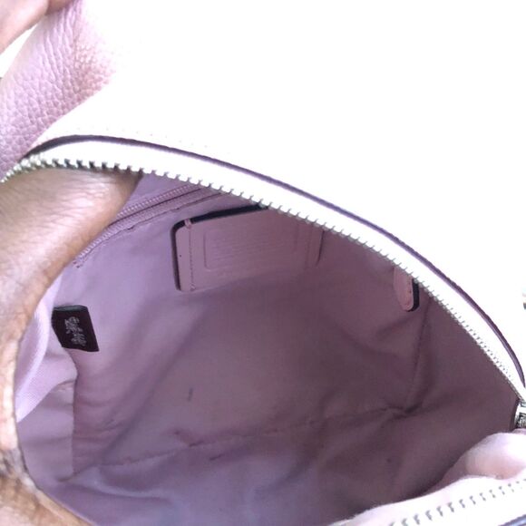 COACH Pink F38263 Mini Charlie Backpack Pebble Leather
Measurement in pics